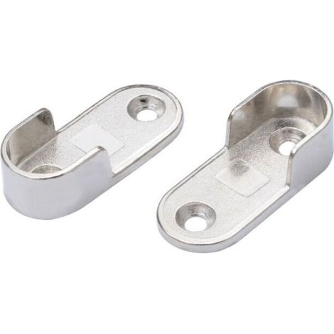 Penderie Vêtements Tube Support Penderie Poteau Poutre d'Extrémité Support d'Epaississement