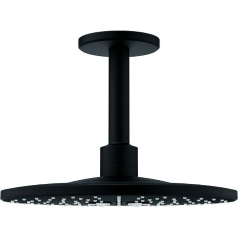 GROHE Set de ducha mural Rainsh. SmartActive 310 22124 2 chorros salida mural phantom black, 22124KF0