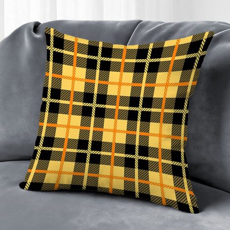 Housse de coussin carré symétrique, décoration maison,50×50cm (1/5)