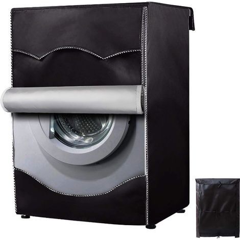 Housse Machine à Laver, Protection Lave Linge Séchant 60x65x85 cm, Oxford 420D Washing Machine Cover, Housse de Protection Anti-poussière Couverture pour Machine à Laver et Sèche-linge (1/5)