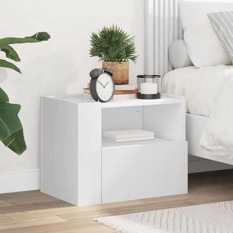 Wall-mounted Bedside Cabinet White 45x30x35 cm vidaXL (1/5)