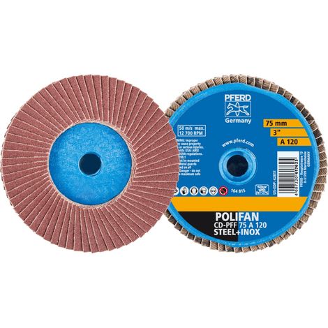 PFERD COMBIDISC Korund Mini-POLIFAN CD Ø 75 mm A120 für universelle Anwendungen (1/5)