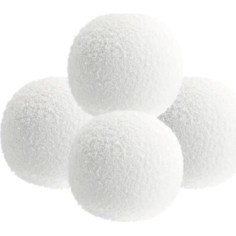 4PCS Boule D'élimination D'écume, Boule d'Éponge Absorbant l'huile Réutilisables, Flottant Absorbeur D'éponge de Piscine, Spa Éponge d'Écume, pour Bain à Remous, Piscines, Spas (1/5)