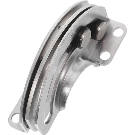 Charnières de porte d'armoire en acier robuste SEWACC avec finition argentée (1/5)