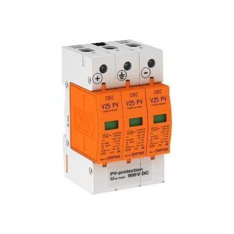 Überspannungsbegrenzer obo V25-B+C 3-polig IP20 7 kA
