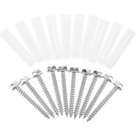 Kit de fixation TV PACKOVE 10 pièces vis et chevilles (1/5)