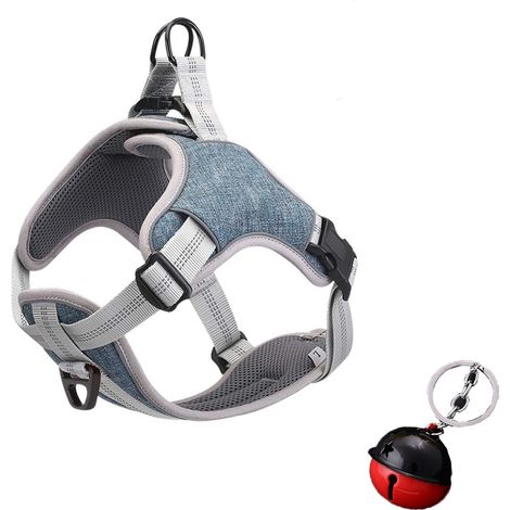 Imbracatura Cani Riflettente Taglia L Regolabile Petto Traspirante Imbottito (1/5)