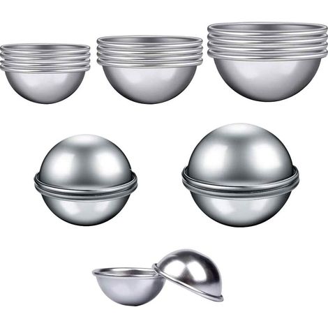 Moule Bombe de Bain,18 Pcs Bombe de Bain Moule Kit Fournitures de Fabrication de Bombes de Bain Bricolage pour des Bricolage Faits à la Main des savons et de l'artisanat-Fei Yu (1/5)