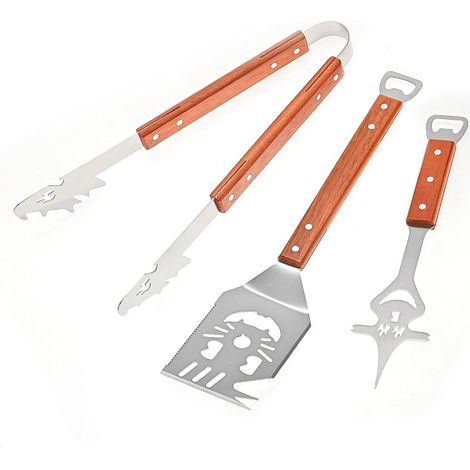Accessori per barbecue, accessori per barbecue extra lunghi, accessori per barbecue da esterno, i migliori regali unici per barbecue per uomo (1/5)