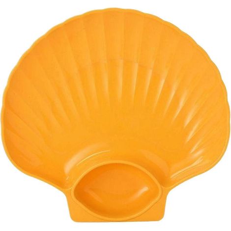 Assiette avec soucoupe, plateau de service pour sushis japonais, assiette à raviolis, coupelle à condiments, assiette à sauce pour fruits, amuse-bouche et dessert-Yellow