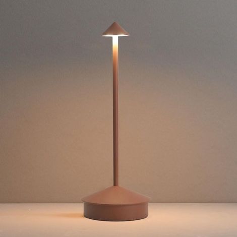 Lampada da scrivania senza fili, lampada da scrivania ricaricabile con batteria da 6000 mAh, lampada LED portatile touch, senza fili, lampada da esterno ricaricabile (1/5)