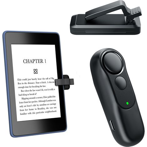 Telecomando applicabile per voltare pagina su Kindle Paperwhite Accessori per la lettura Kobo Surface Fumetti/Romanzi iPhone Android Tablet Fotocamera per scattare foto Registrazione