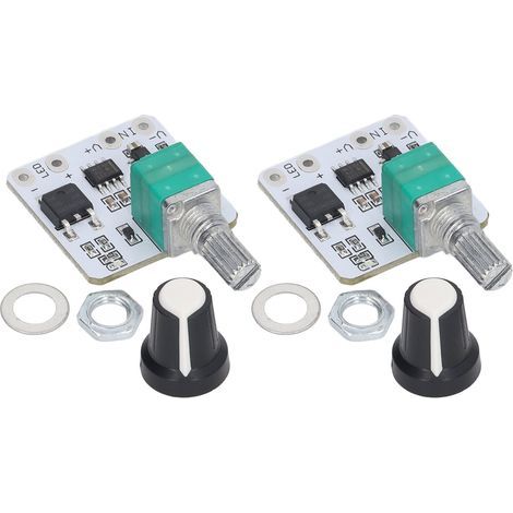 Stufenloses 2-teiliges LED-Dimmermodul mit DC 6-24V Konstantspannungsregler (1/5)