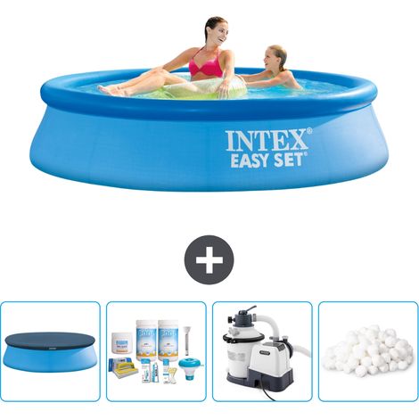 Intex Piscine Easy Set Ronde - 244x61 cm - 5-pièces SCB63 (1/5)