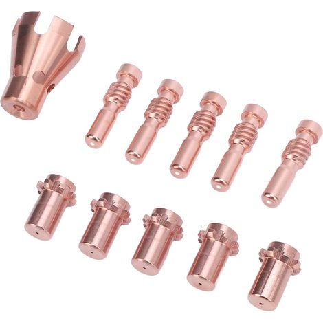 11pcs SET MIG Souding Gun Accessory Kitter Cutter PCT80 Electrodes TIPS Couvertures de Protection avec Boîte de Rangement pour KP2062-3B1 KP2065-1 (1/5)
