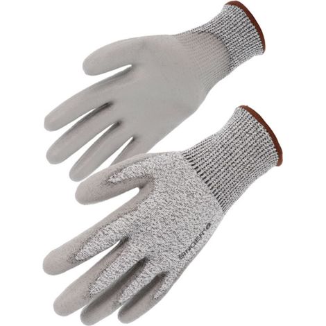Guanti in poliestere con palmo spalmato Singer Safety Grigio 7