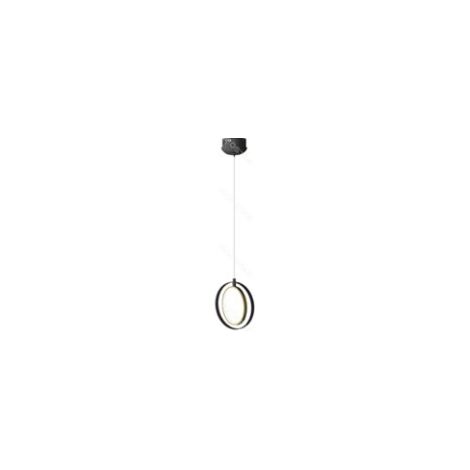 Luxueux plafonnier circulaire noir et or, lumière 2700K, aluminium et silicone, décoration artistique minimaliste