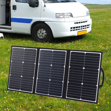 60-W-Tragbares, faltbares und wasserdichtes Solarladegerät für Outdoor-Camping (1/5)