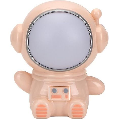 Veilleuse astronaute LED multicolore à changement de couleur, décoration de chevet USB (orange) (1/4)