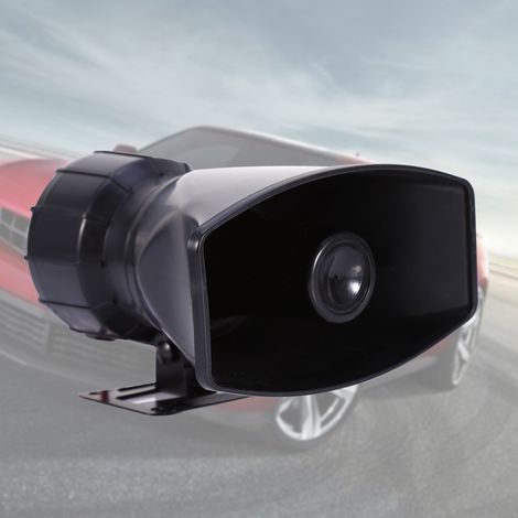 Klaxon pneumatique puissant 300dB pour voiture camion utilitaire – sirène 5 tonalités, haut-parleur PA avec micro, avertisseur sonore fort (1/5)