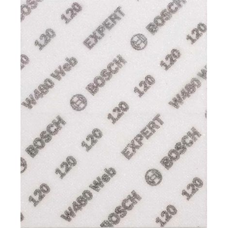 Papel de lija Bosch w480 web flexible resistente 115x140 mm