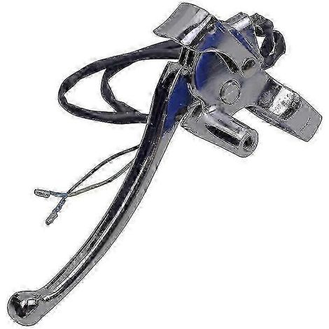 Levier de maître-cylindre de frein et d'embrayage chromé unique pour moto Honda CB400F/CB400SF/CB400/CB500/CBF500/CBF600/NC700, argent (embrayage à gauche). (1/5)
