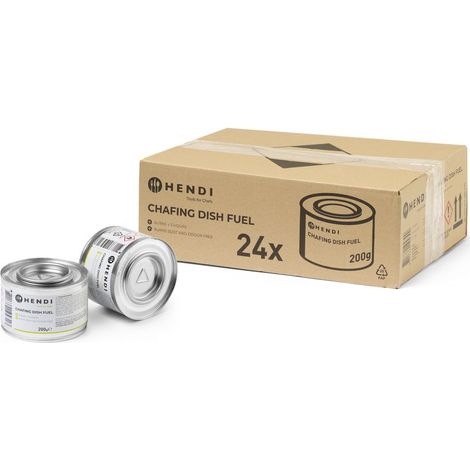 Pâte combustible pour chafing dish en boîte - Hendi (1/3)
