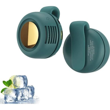 USB épinglé autour du cou ventilateur sans feuilles silencieux portable (1/5)