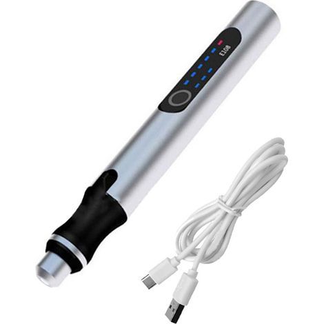Tragbarer Gravierstift, Mini-Elektrobohrmaschine, LED-Drehzahlanzeige, Schneidemaschine, Gravierwerkzeuge, wiederaufladbare Schleifmaschine (1/5)