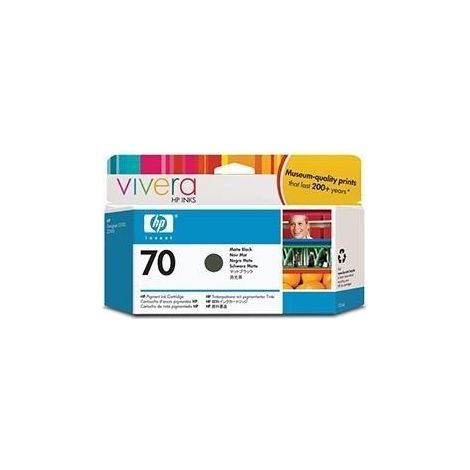Tinta negra mate hp 70