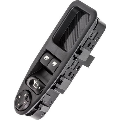 Pulsante regolatore alzacristalli elettrico 6554.ZJ - Compatibile con Citroen Jumpy Dispatch - Interruttore alzacristalli elettrico per veicoli Peugeot Citroen Fiat-Crezuo