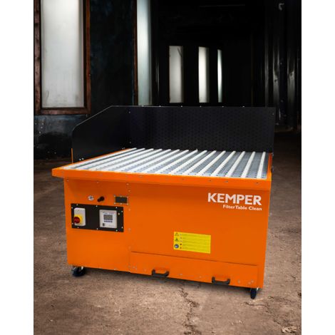 Mesa de aspiración FilterTable Clean KEMPER                 Sin componentes ATEX - 1.620 mm - Sin panel trasero - 3 x 400 V / 50 Hz (1/3)