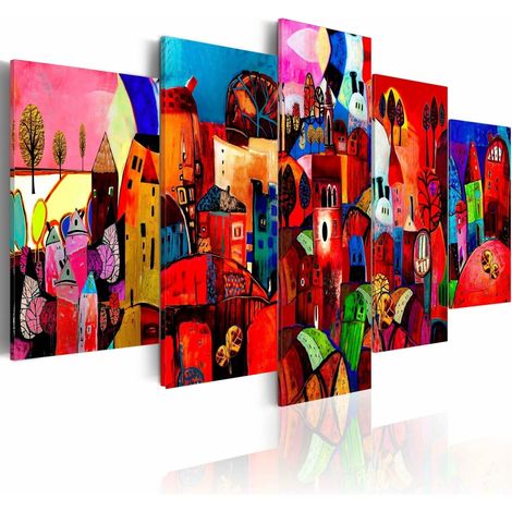 Tableau ville - 100 x 50 cm (1/4)