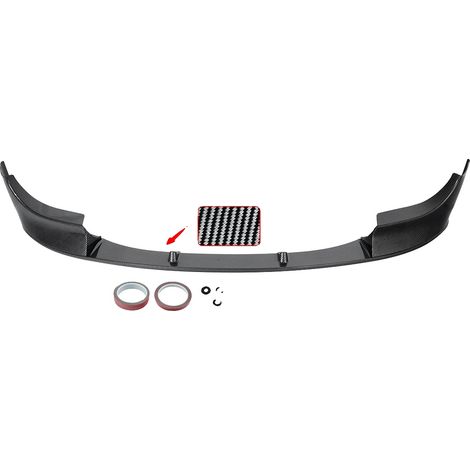 Divisor del parachoques delantero, estilo M Sport, plástico ABS resistente, aspecto de carbono. (1/2)