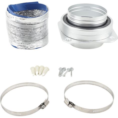 Kit di connettori a tenuta stagna, raccordo magnetico per sfiato asciugatrice, facile da pulire, rotazione rapida a 180 gradi -Crezuo (1/4)
