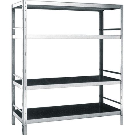 Rayonnage En Acier Inox Avec 4 Étagères, 1100X500X1800 mm - Virtus - SL1850110