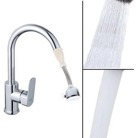 360° drehbarer Wasserhahn-Luftsprudler – Wassersparend mit 2 Modi – ABS-Luftsprudler – Gleichmäßiger Wasserstrahl für die Küche (1/4)