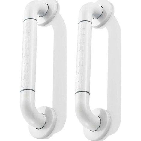 Barre d'appui pour toilettes de 40 cm, poignée de baignoire de sécurité, barre d'appui de salle de bain murale en acier inoxydable, poignée de baignoire antidérapante (1/4)