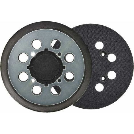 Patin de ponçage 125 mm – 8 trous d'aspiration – Compatible ponceuses DeWalt DCW210N DWE6423 – Pour ponçage bois dur - N329079 (1/5)