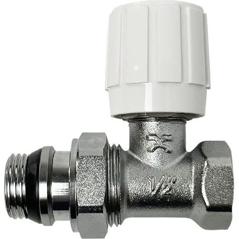 Robinet de radiateur manuel équerre 1/2，Vanne thermostatique de chauffage Vanne de commande thermostatique de radiateur Vanne thermostatique Vanne thermostatique automatique
  Vanne chauffage direct r