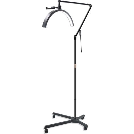 HD-M50X Lampe d'appoint LED sur pied demi-lune 36 W, noire (1/5)