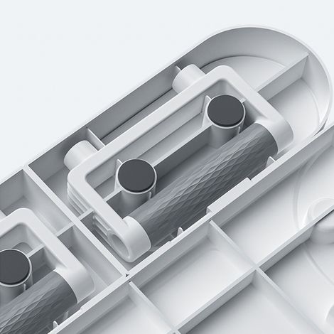 Appareil de musculation multifonctionnel pour renforcer les muscles abdominaux, minuterie réglable, comptage intelligent, planche à pompes blanche chronométrée. (1/5)