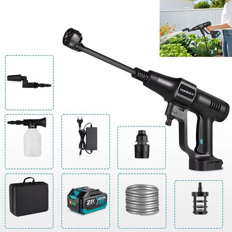 Nettoyeur haute pression électrique, pistolet pulvérisateur, 3500w, outil de nettoyage, adapté au lavage de voiture (1 batterie)