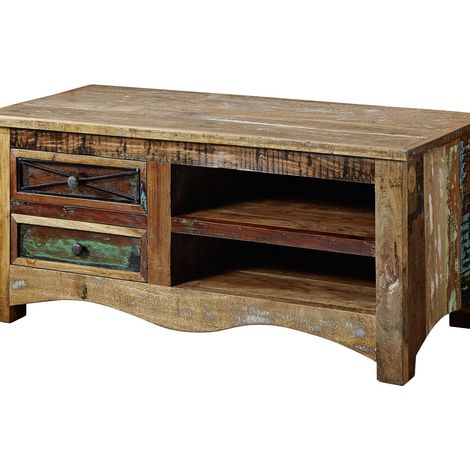 TV-Board Altholz 110x50x50 mehrfarbig lackiert NATURE OF SPIRIT 20