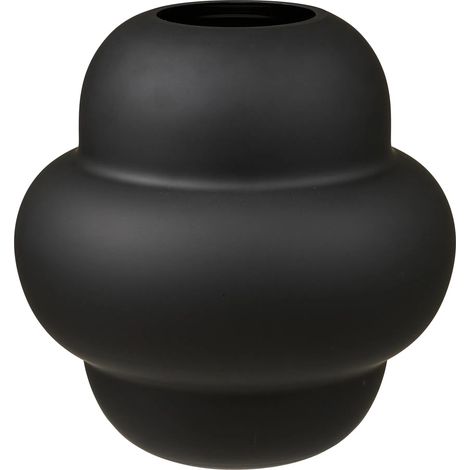 Ronja vase Ø21 cm noir. (1/4)