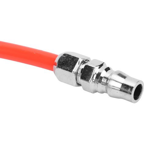 Tuyau pneumatique souple haute pression pour compresseur d'air 5x8 mm 15 m rouge avec raccord rapide mâle/femelle (1/5)