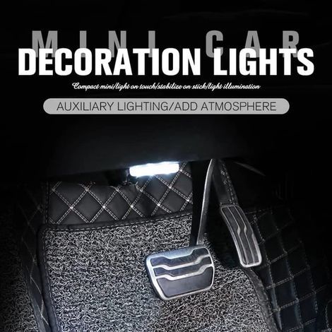 LED-Autoleuchte mit Sensor, USB-aufladbar, Touch-Steuerung, kabellose Ambientebeleuchtung, Nachtleseleuchte, Fahrzeuginnenbeleuchtung (1/5)