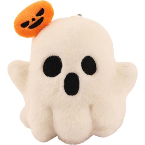 Ghost Doll - Soft Plush Hanging Ornament For Bags And Decor - Halloween Themed - 1 Piece (1/5)
