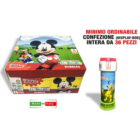 Saponetta per bambini Topolino - Divertimento di compleanno con Topolino - 60 ml