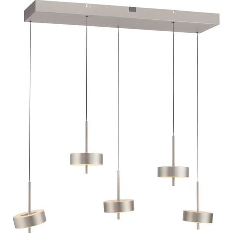 Lampe suspendue 5 lumières Q-Rotate en aluminium moderne - 2249-95